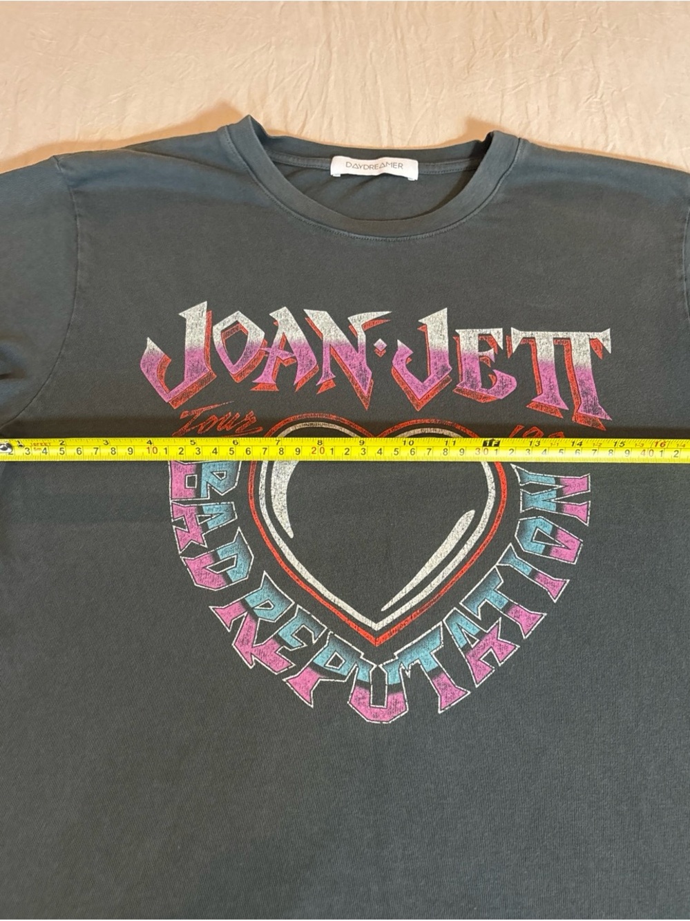 Joan Jett Women’s Black Graphic Tee - Bad Reputation - Picture 5 of 8
